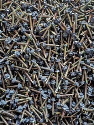 Fish Tail Bolt M24 Railroad Track Bolts And Nuts Track Part Railway Sleeper Spike