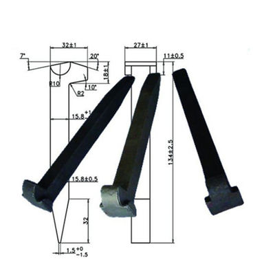 satın al Q235 A Çelik Sınıfı 4,8 6,8 8,8 10.9 Ahşap Travers İçin Vida Cıvatası online manufacture