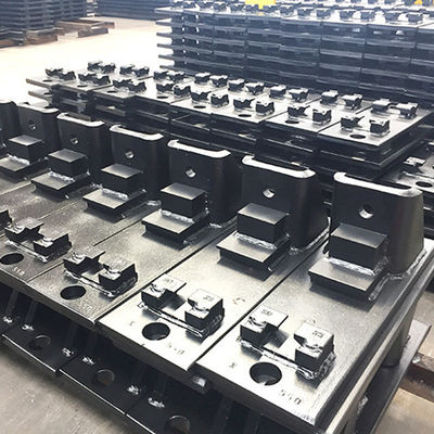 Railroad AREMA Single Shoulder Tie Plates for Rail Fastening
