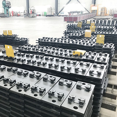 Railroad AREMA Single Shoulder Tie Plates for Rail Fastening