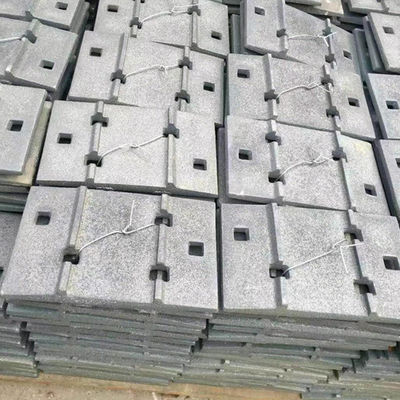 Railroad AREMA Single Shoulder Tie Plates for Rail Fastening