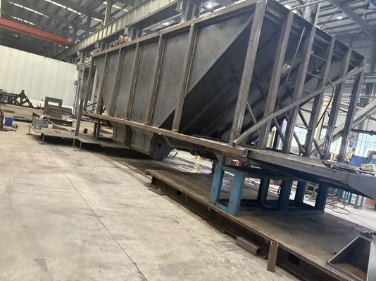 satın al 20-80 m3 capacity railway bogie frame shot blasted to SA 2.5 standard for railway cargo transportation online manufacture