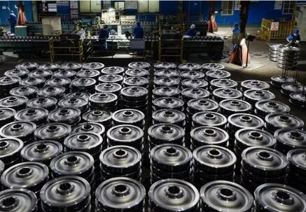 satın al Ağır Yük Taşıma ve Endüstriyel Taşımacılık İçin İdeal, Isıl İşlem Görmüş Çelik Konstrüksiyona Sahip Ağır Hizmet Çelik Tekerlekler online manufacture