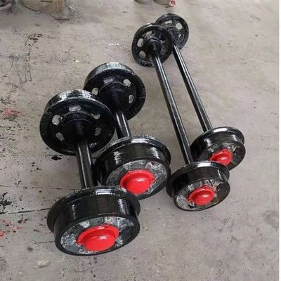 500mm Gauge Railway Wheel Set , Mining Rail Wheels For Trucks ODM