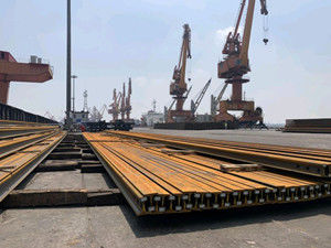 GB Standard Q235 Material Light Steel Rail 24KG