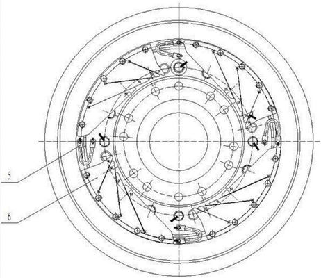 satın al Lokomotif ve Vagon Metrosu için M730A Demiryolu Lastikleri Esnek 730mm online manufacture