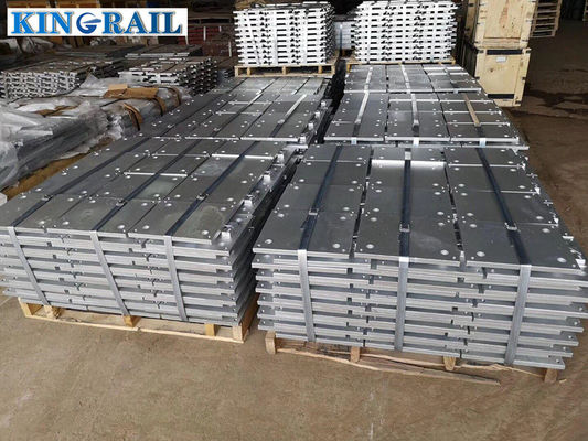 Single Shoulder Tie Plates Rail Tie Plate Sole Plate Rail Base Plate Main Component In Railroad Construction