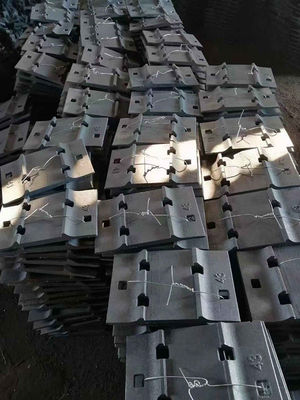 Casting Rail Tie Plate Rail Shoulder Railway Track Plate Applicable Of Rail UIC54, UIC60, 50kg Rail, 60kg Rail,S49