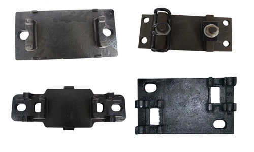 Casting Rail Tie Plate Rail Shoulder Railway Track Plate Applicable Of Rail UIC54, UIC60, 50kg Rail, 60kg Rail,S49