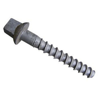 Demiryolları için NF F500-06'ya göre 3V Demiryolu Sleeper Screw Spike