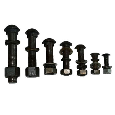 Sıcak DIP Galvanizing Karbon Çelik Ray Balık Plaka Bolt China Manufacturer