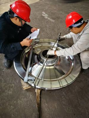 Lokomotif Yük Arabası için ISO9001 Tren Raylı Tekerlekler ER7 ER8 EN13262 Standardı