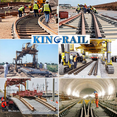ASCE 75 Çelik Ray Ağır Demiryolu R260 veya R320Cr sertliği